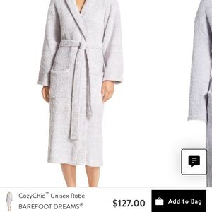 Barefoot Dreams CozyChic Robe Light Grey